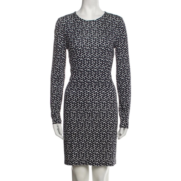 Tory Burch Dresses & Skirts - Tory Burch Navy White Print Jersey Dress